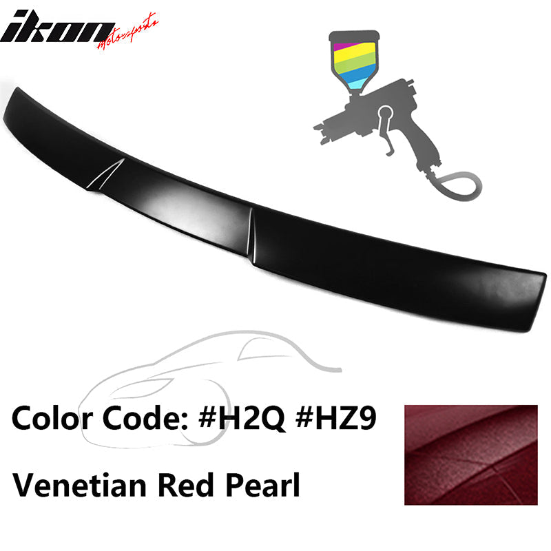 2015-2021 Subaru WRX V Style Venetian Red Pearl Rear Roof Spoiler ABS