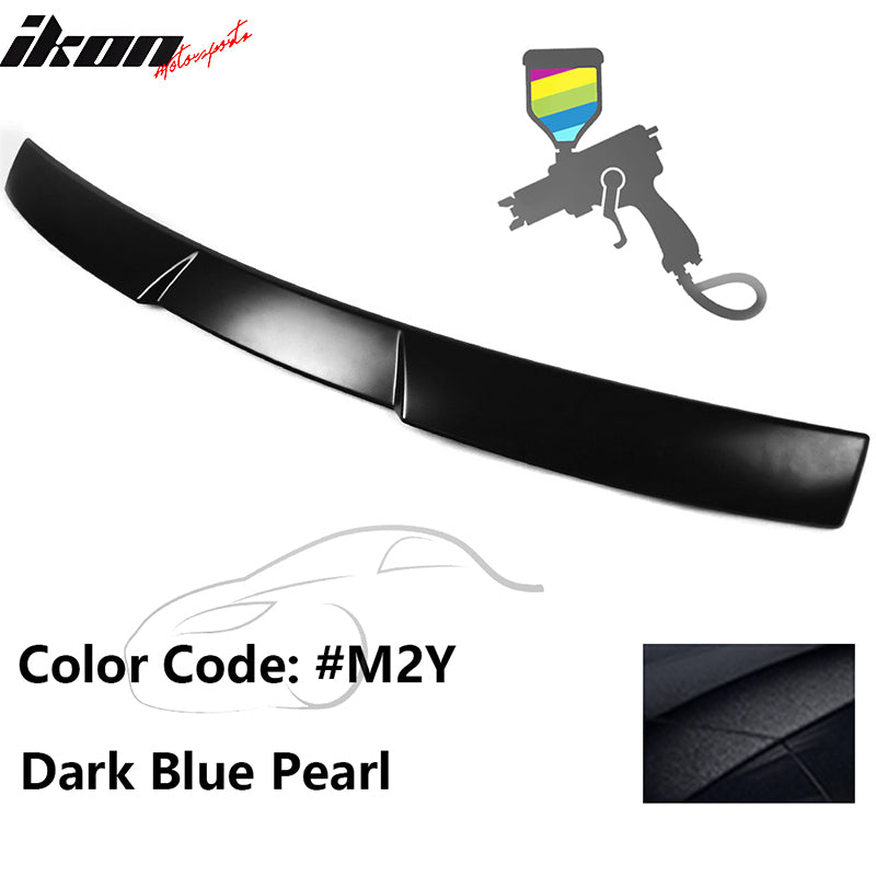 2015-2021 Subaru WRX V Style Dark Blue Pearl Rear Roof Spoiler ABS