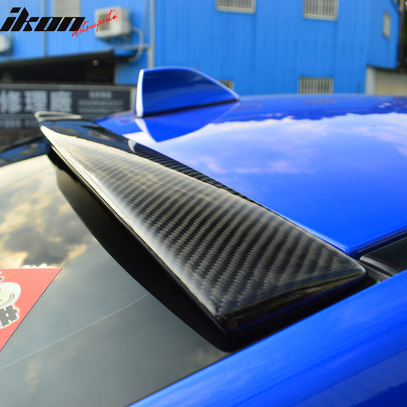2015-2021 Subaru WRX STI V Style Roof Spoiler Carbon Fiber