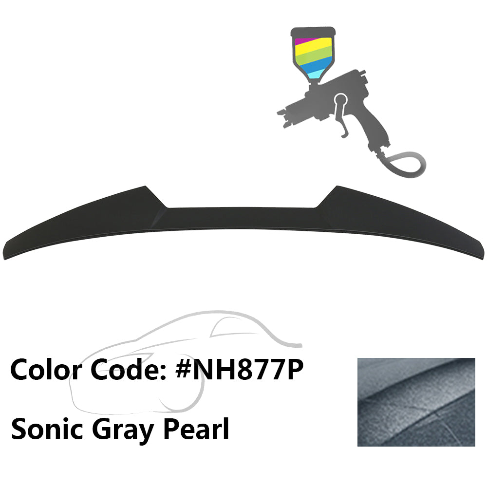 2016-2021 Honda Civic Sedan V Style Roof Spoiler Wing ABS