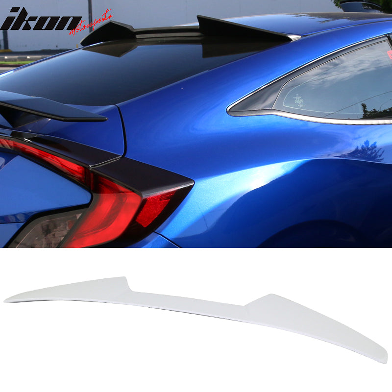 2016-2020 Honda Civic Coupe V Style Roof Spoiler Wing ABS