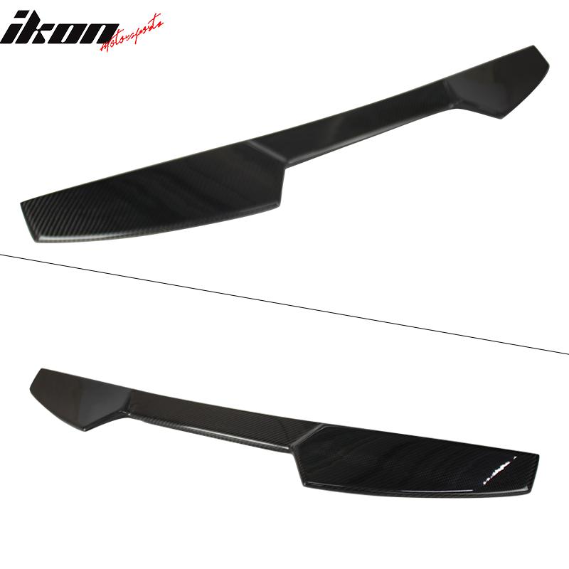 2016-2020 Honda Civic X 10th Coupe V Style Roof Spoiler Carbon Fiber