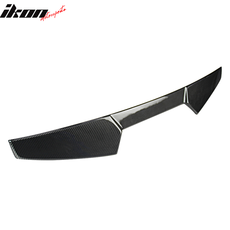 2016-2020 Honda Civic X 10th Coupe V Style Roof Spoiler Carbon Fiber
