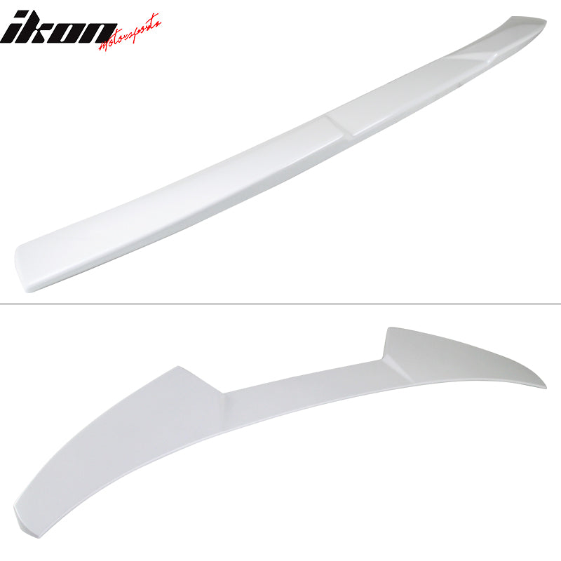 2016-2021 Honda Civic Sedan V Style Painted #NH788P White Roof Spoiler