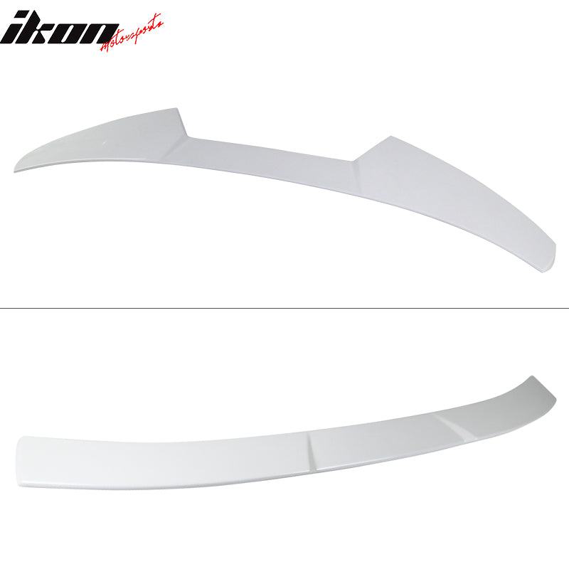 2016-2021 Honda Civic Sedan V Style Painted #NH788P White Roof Spoiler
