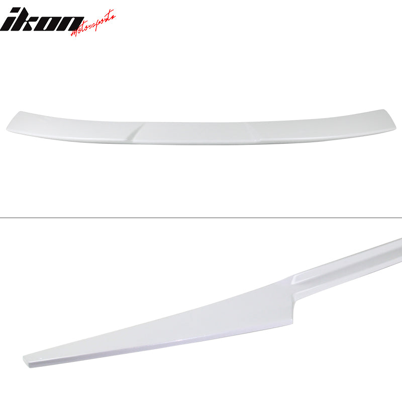 2016-2021 Honda Civic Sedan V Style Painted #NH788P White Roof Spoiler