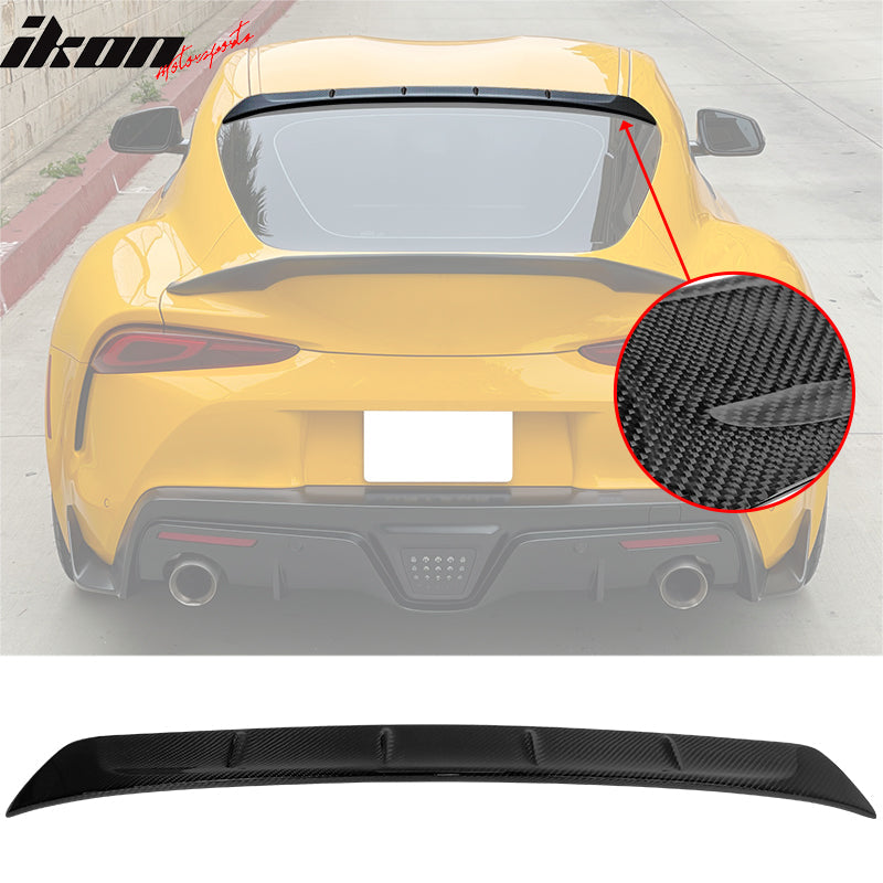 2020-2025 Toyota GR Supra Roof Spoiler Carbon Fiber Rear Window Visor
