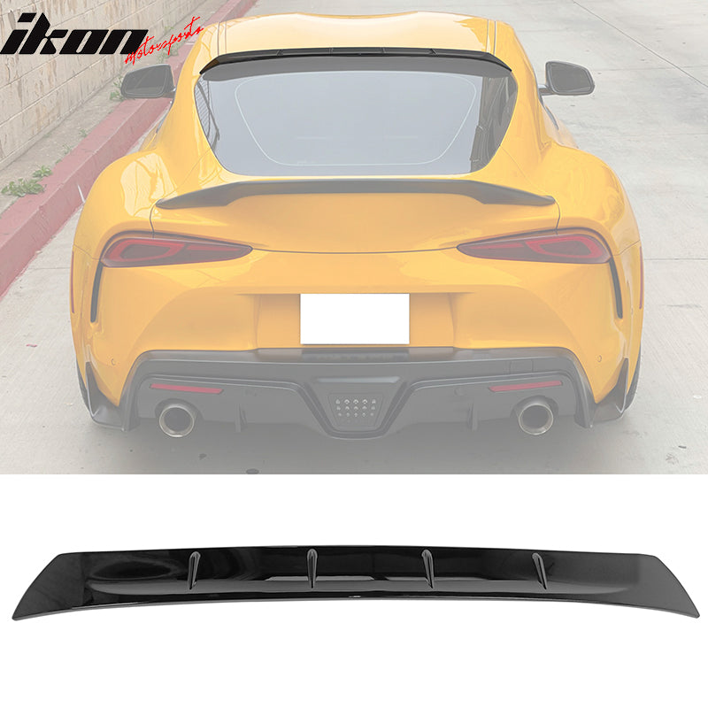 2020-2025 Toyota GR Supra & Supra Painted #202 Black Roof Spoiler ABS