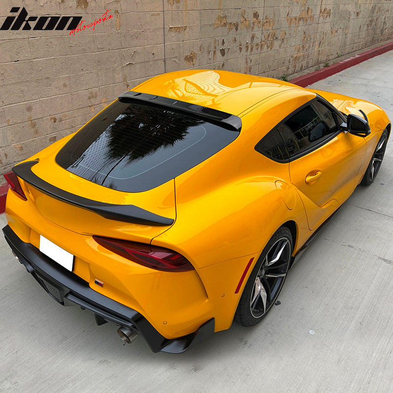 2020-2025 Toyota GR Supra & Supra Painted #202 Black Roof Spoiler ABS
