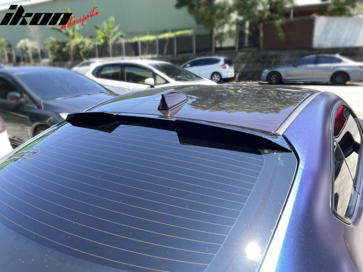 2022-2025 Subaru BRZ Toyota GR86 V Style Rear Roof Spoiler Gloss Black