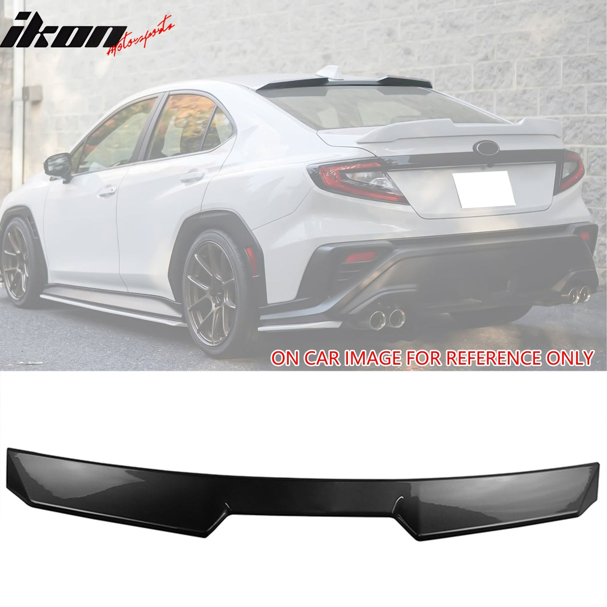 2022-2025 Subaru WRX V Style ABS Rear Window Roof Spoiler