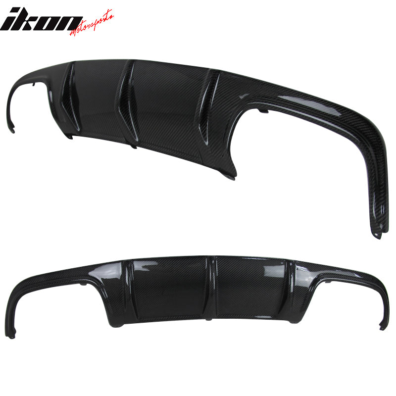 2008-2011 Benz C Class W204 C63 AMG Rear Diffuser Carbon Fiber