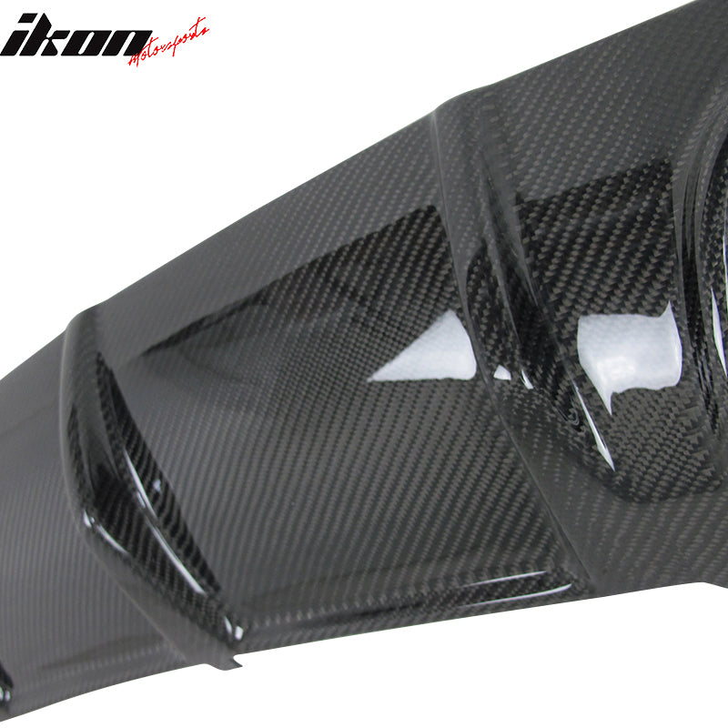 2008-2011 Benz C Class W204 C63 AMG Rear Diffuser Carbon Fiber
