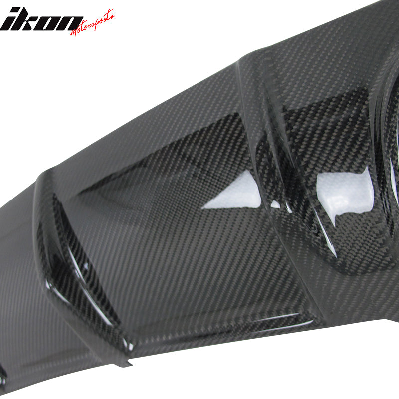 2008-2011 Benz C Class W204 C63 AMG Rear Diffuser Carbon Fiber