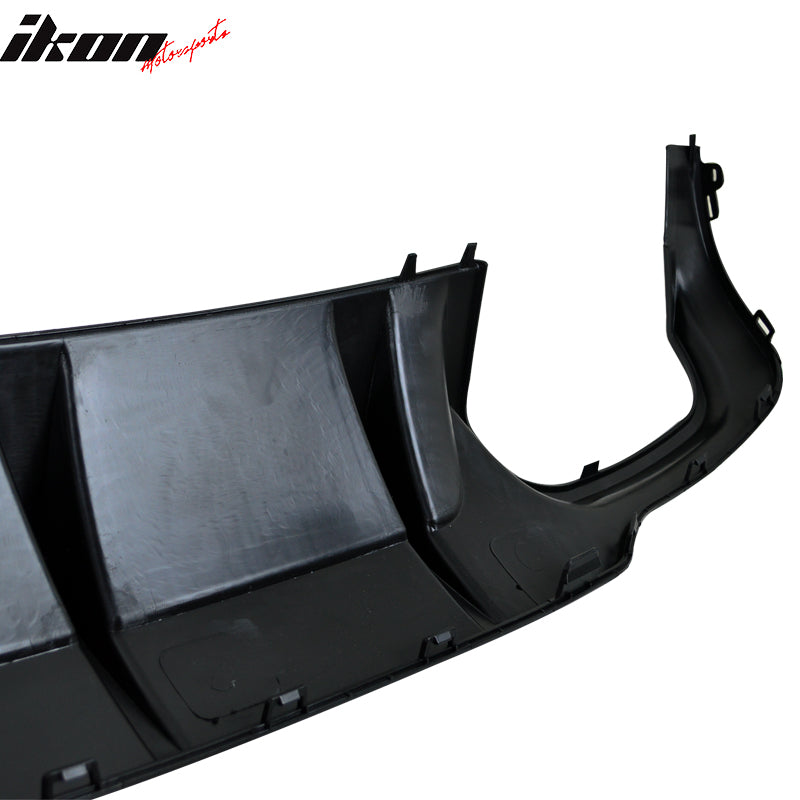 2012-2015 Mercedes Benz C204 LCI Sport Rear Bumper Diffuser Lip ABS