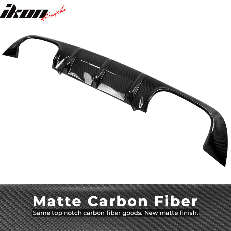 2011-2016 Benz SLK Class R172 Rear Bumper Lip Diffuser Carbon Fiber
