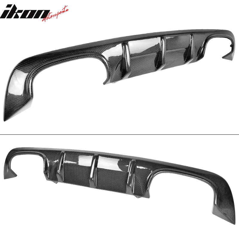 2011-2016 Benz SLK Class R172 Rear Bumper Lip Diffuser Carbon Fiber