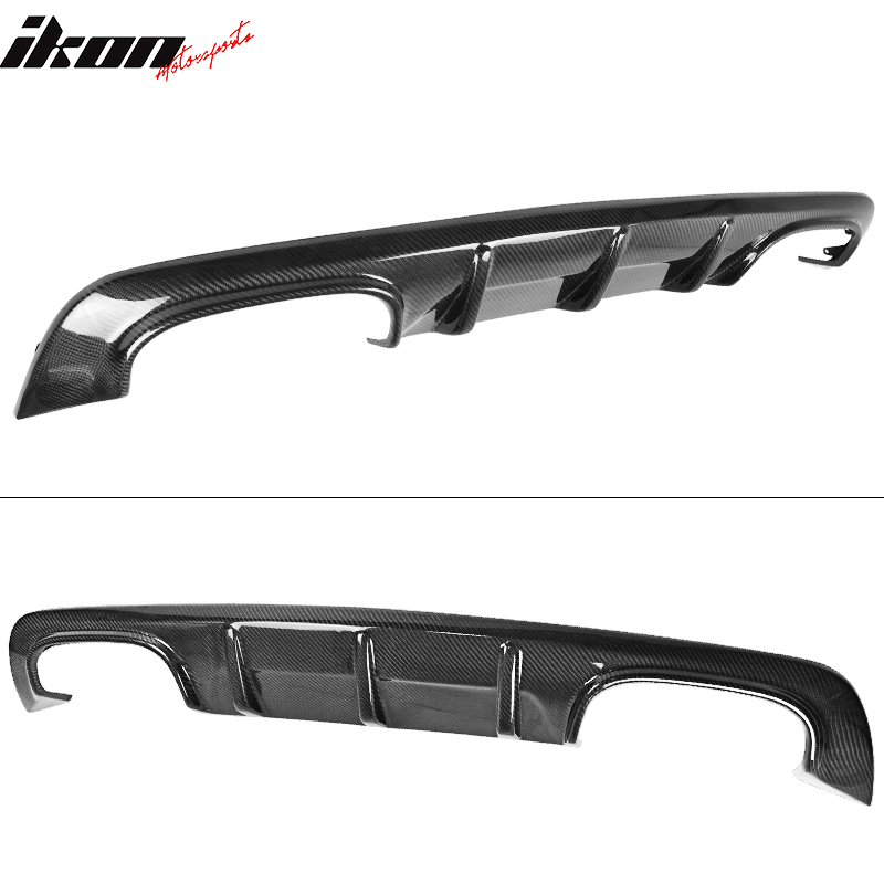2011-2016 Benz SLK Class R172 Rear Bumper Lip Diffuser Carbon Fiber