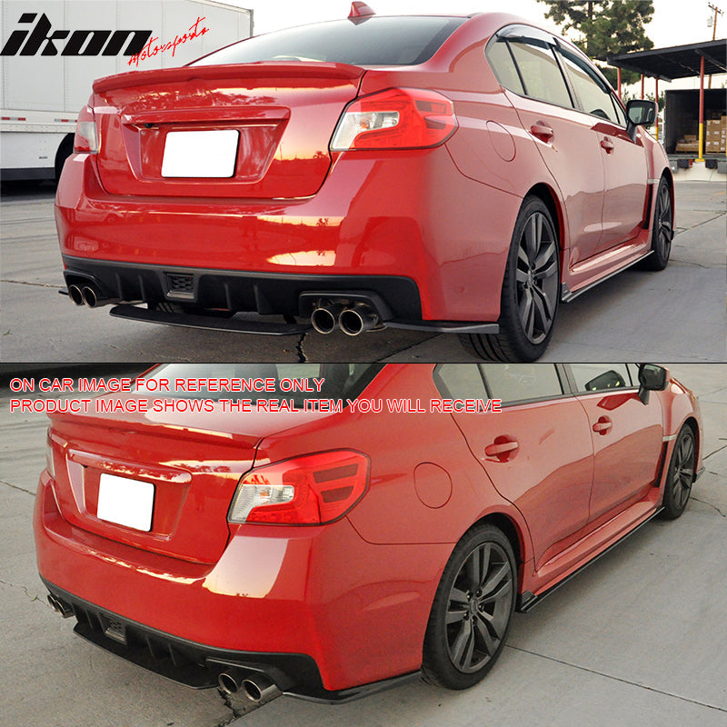 2015-2021 Subaru WRX STI Style Painted #G1U Rear Bumper Diffuser ABS