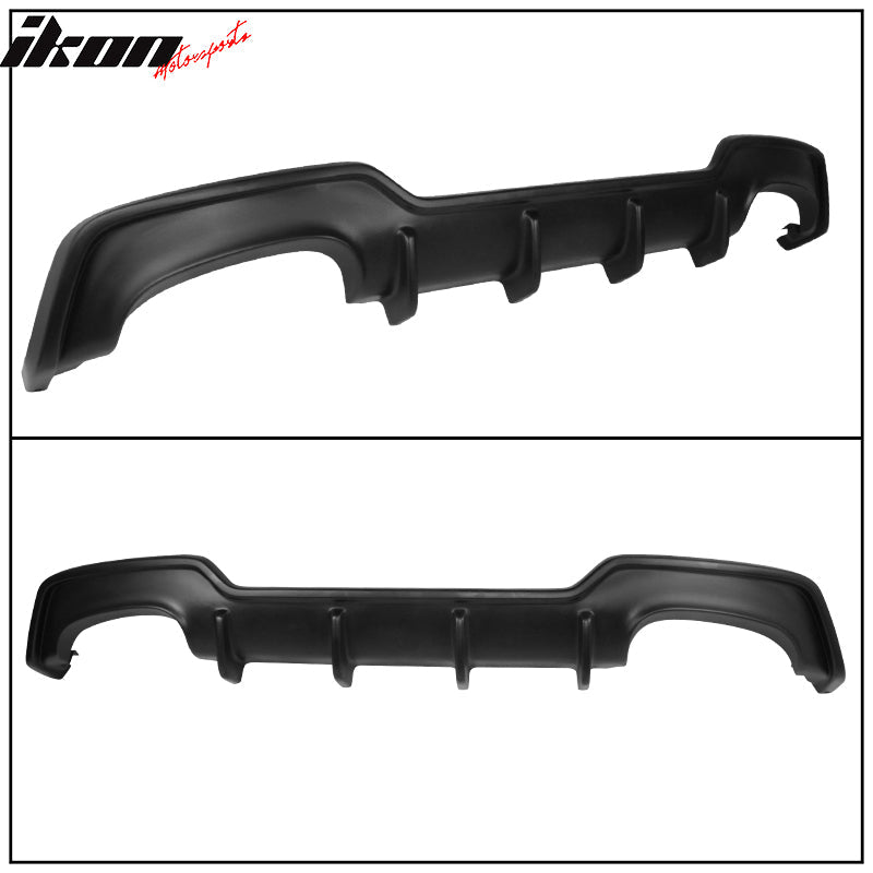Fits 19-22 Toyota Corolla E210 Hatchback Matte Black Rear Diffuser ABS