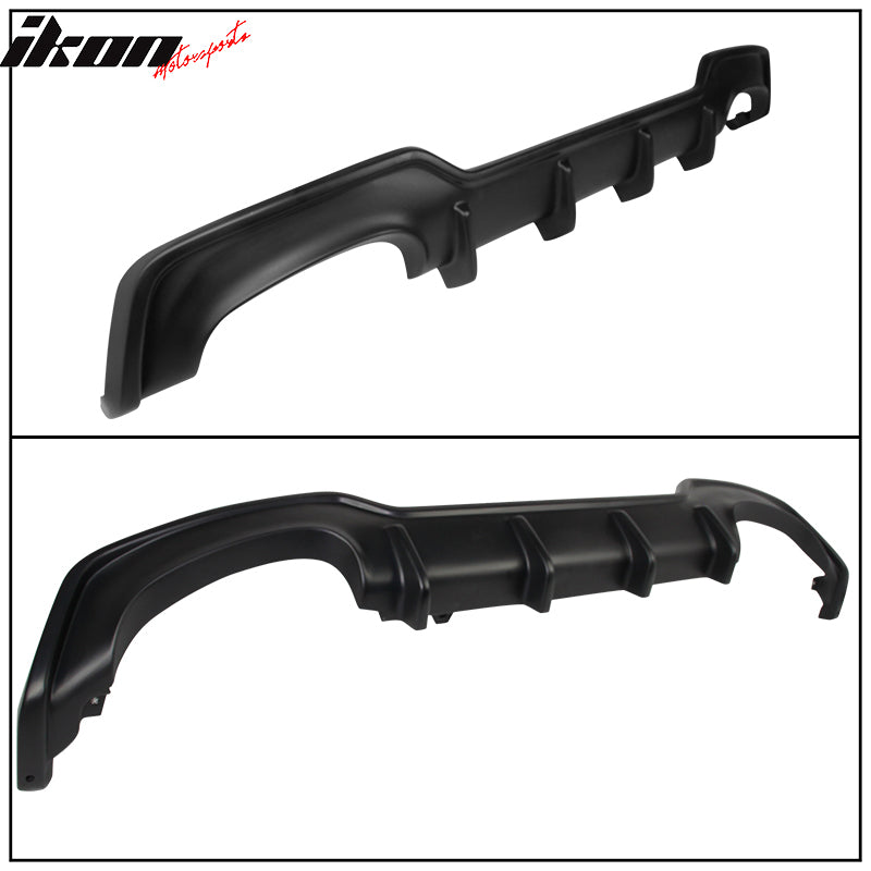 Fits 19-22 Toyota Corolla E210 Hatchback Matte Black Rear Diffuser ABS