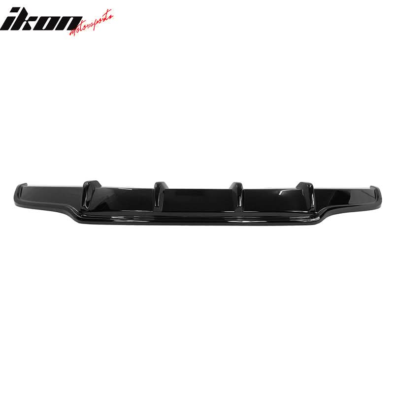 2017-2023 Tesla Model 3 Rear Bumper Diffuser V Style #PBSB Black