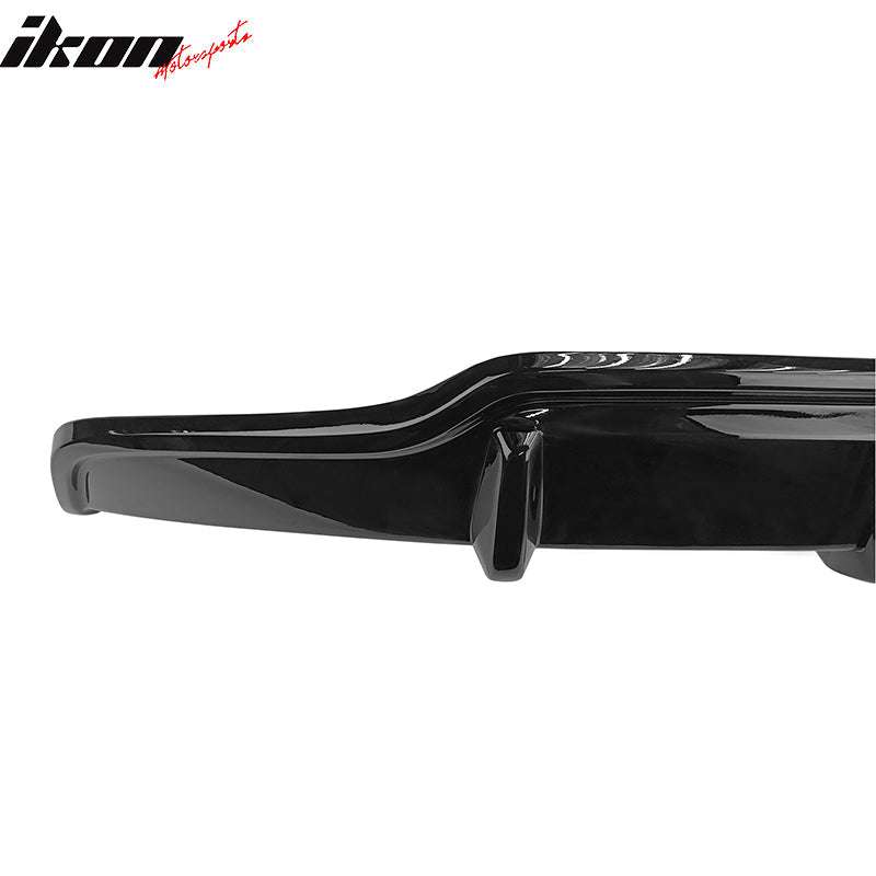 2017-2023 Tesla Model 3 Rear Bumper Diffuser V Style #PBSB Black
