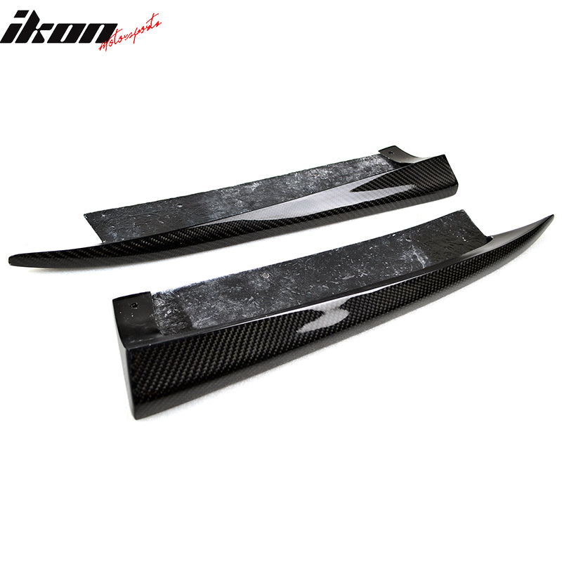2012-2014 Benz W204 C-Class OE Style Carbon Fiber Rear Bumper Aprons