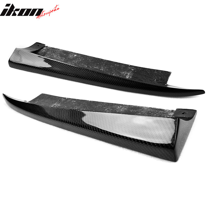 2012-2014 Benz W204 C-Class OE Style Carbon Fiber Rear Bumper Aprons