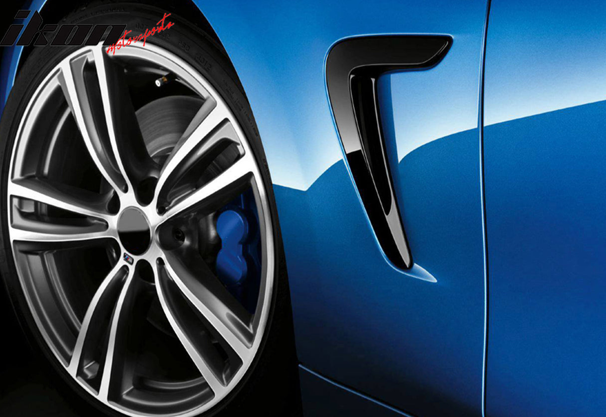 2014-2016 BMW 4-Series F32 F33 F36 Unpainted Side Fender Air Flow Vent