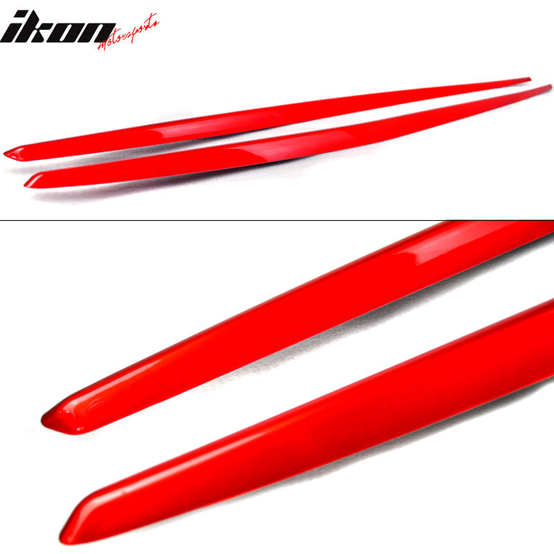 2014-2018 Mercedes-Benz CLA-Class W117 C117 Painted Red Side Skirts PP