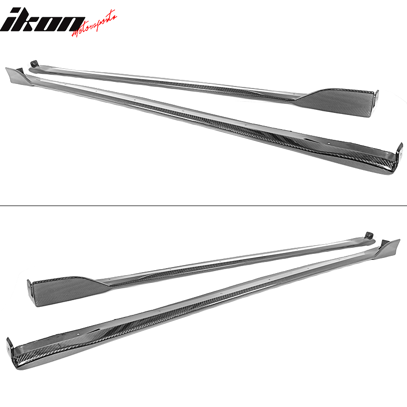 2019-2025 Toyota Corolla E210 T Style Carbon Fiber Side Skirts CF