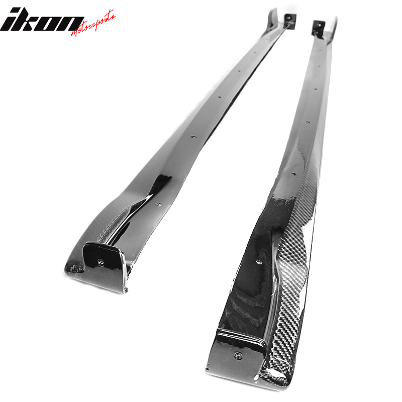 2019-2025 Toyota Corolla E210 T Style Carbon Fiber Side Skirts CF