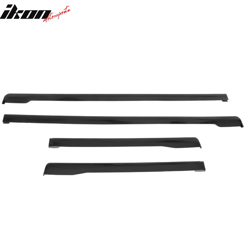 2015-2021 Subaru WRX STI Painted #D4S Black Side Skirts PP