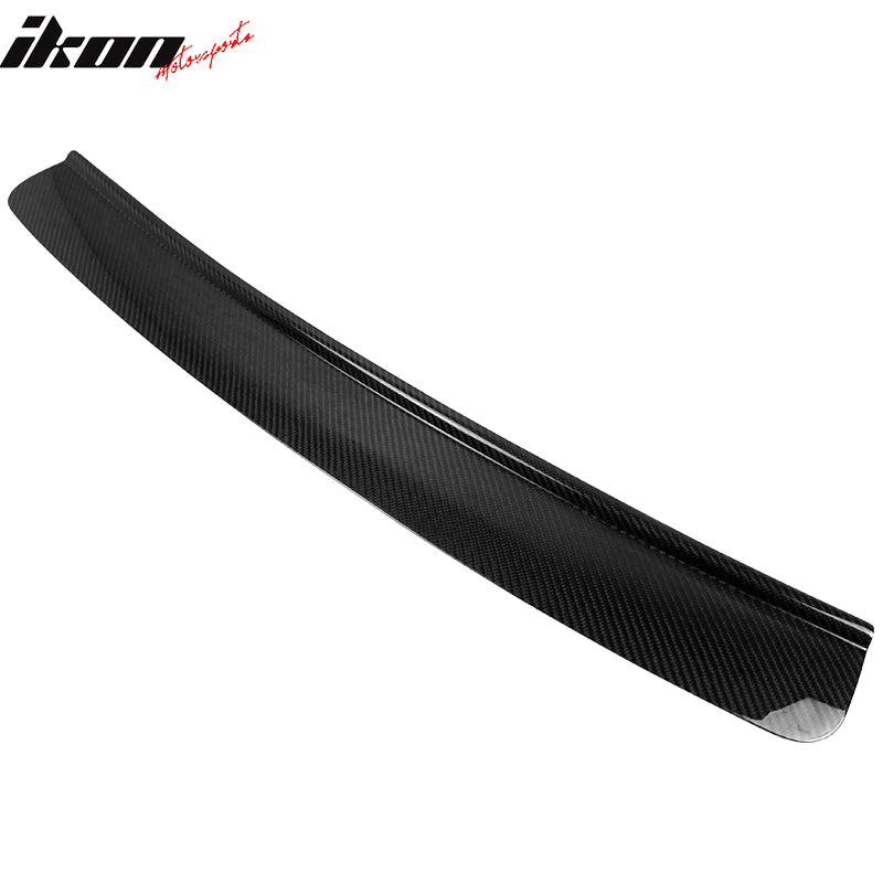 2010-2016 BMW F11 Rear Bumper Cover Protector Step Plate Carbon Fiber