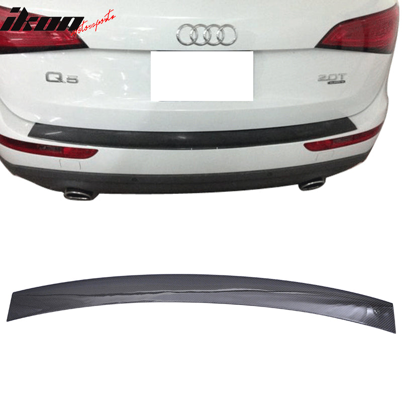 2010-2015 Audi Q5 S Line Carbon CF Rear Bumper Sill Plate Trim Cover