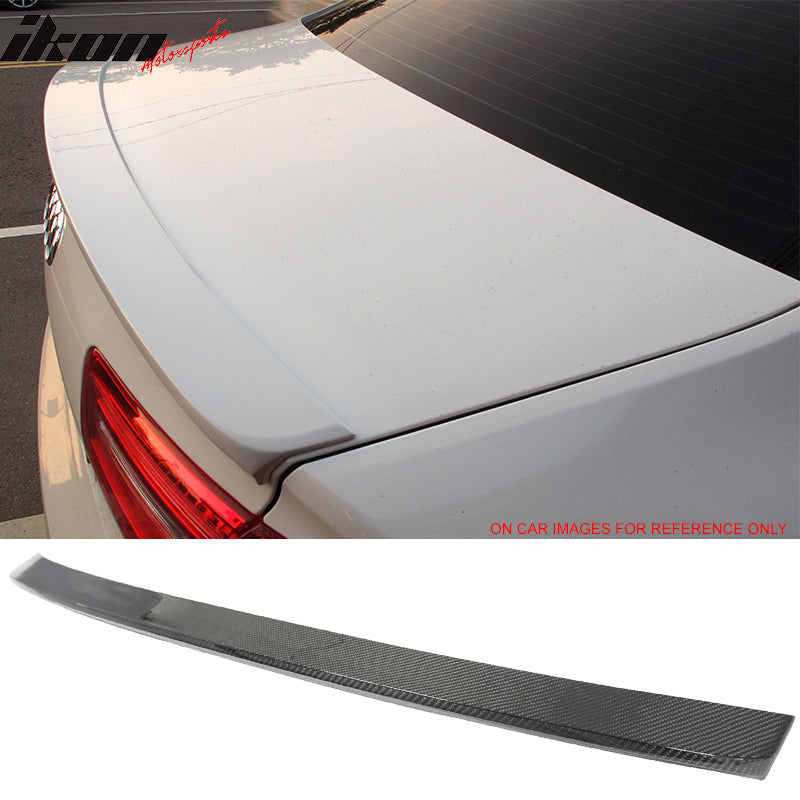 2012-2014 Audi A6 C7 D Style Carbon Fiber CF Rear Trunk Spoiler Wing