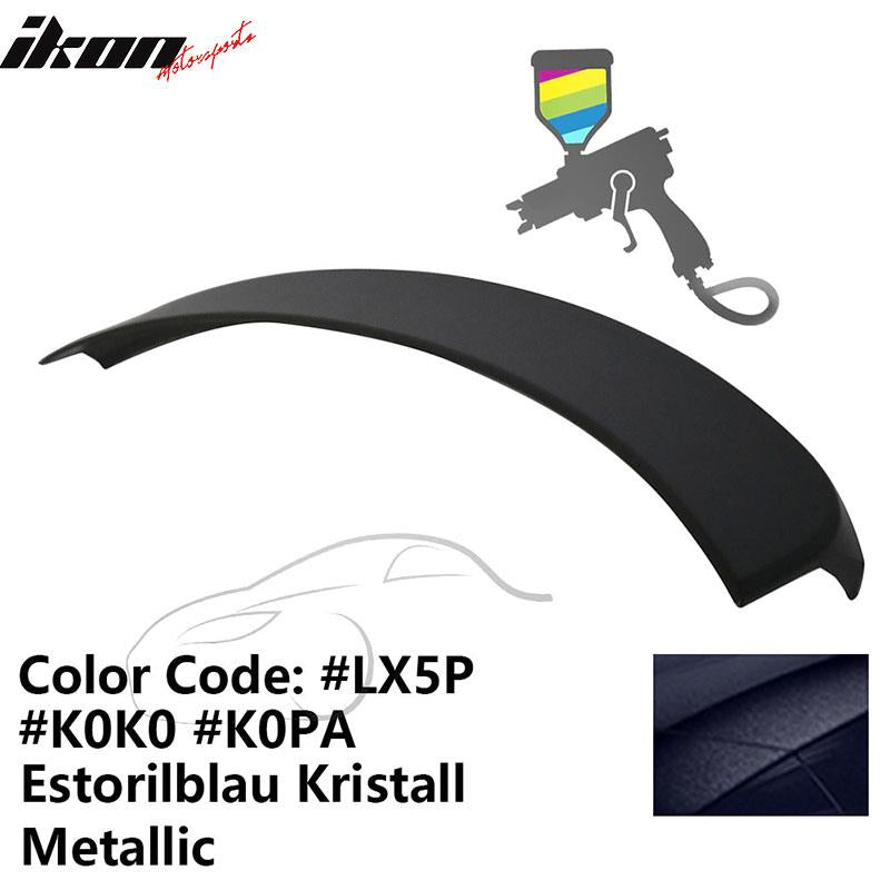 2012-2014 Audi A6 C7 Sedan 4Dr D Style Painted ABS Trunk Spoiler Wing