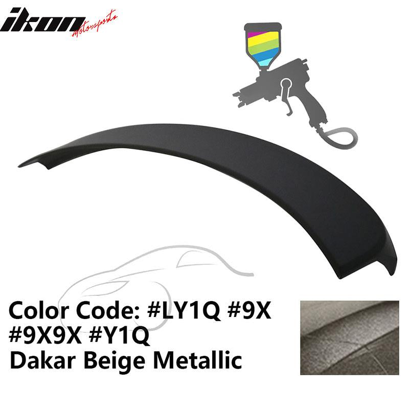 2012-2014 Audi A6 C7 Sedan 4Dr D Style Painted ABS Trunk Spoiler Wing