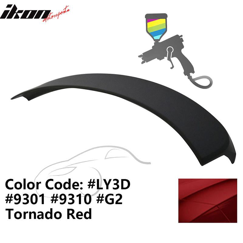 2012-2014 Audi A6 C7 Sedan 4Dr D Style Painted ABS Trunk Spoiler Wing