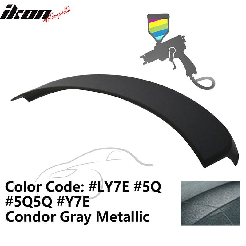 2012-2014 Audi A6 C7 Sedan 4Dr D Style Painted ABS Trunk Spoiler Wing