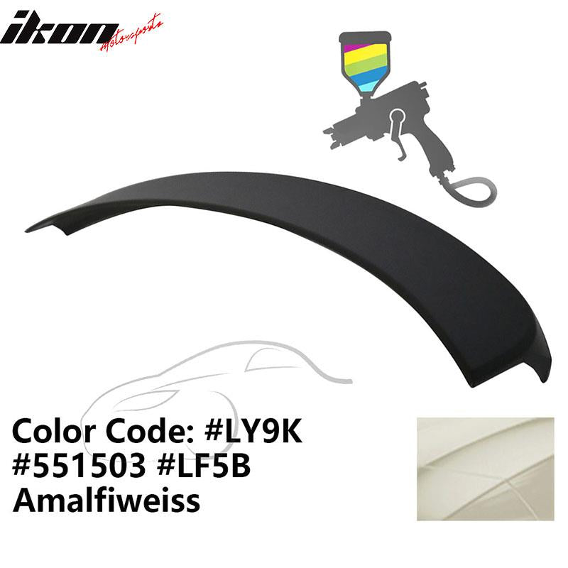 2012-2014 Audi A6 C7 Sedan 4Dr D Style Painted ABS Trunk Spoiler Wing