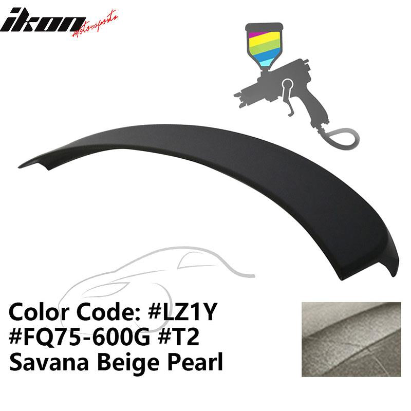 2012-2014 Audi A6 C7 Sedan 4Dr D Style Painted ABS Trunk Spoiler Wing