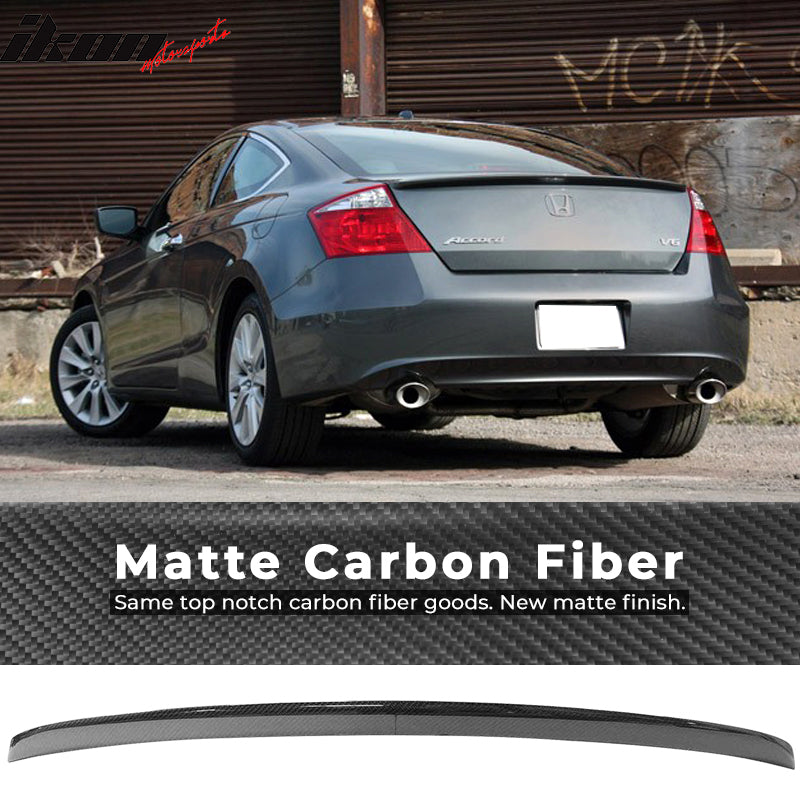 2008-2012 Honda Accord Coupe 2Door CF Carbon Fiber Trunk Spoiler Wing