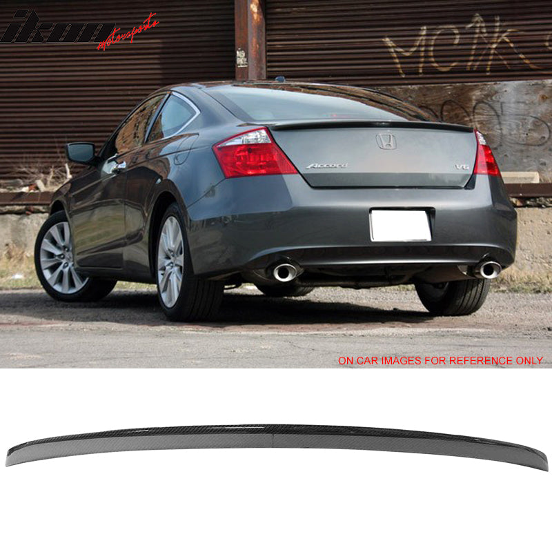 2008-2012 Honda Accord Coupe 2Door CF Carbon Fiber Trunk Spoiler Wing