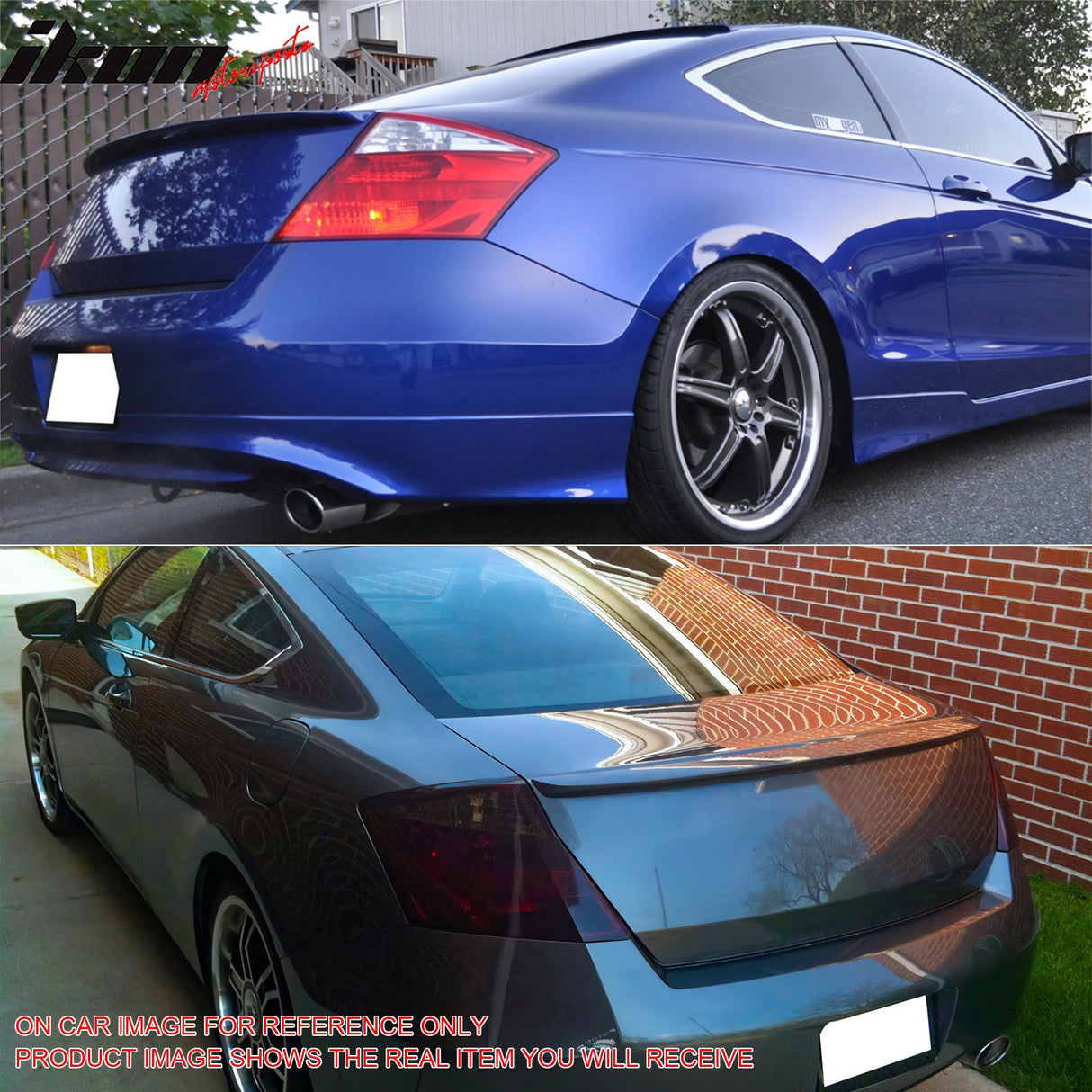 2008-2012 Honda Accord Coupe 2Dr Painted ABS Rear Trunk Spoiler Wing