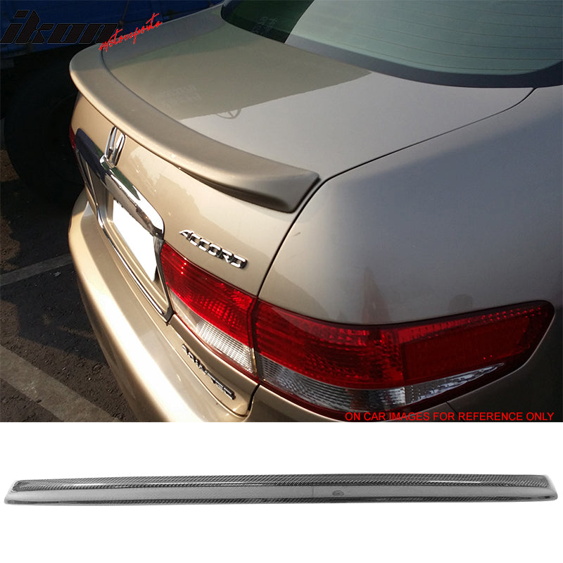 2003-2005 Honda Accord 4 Door Sedan CF Carbon Fiber Rear Trunk Spoiler