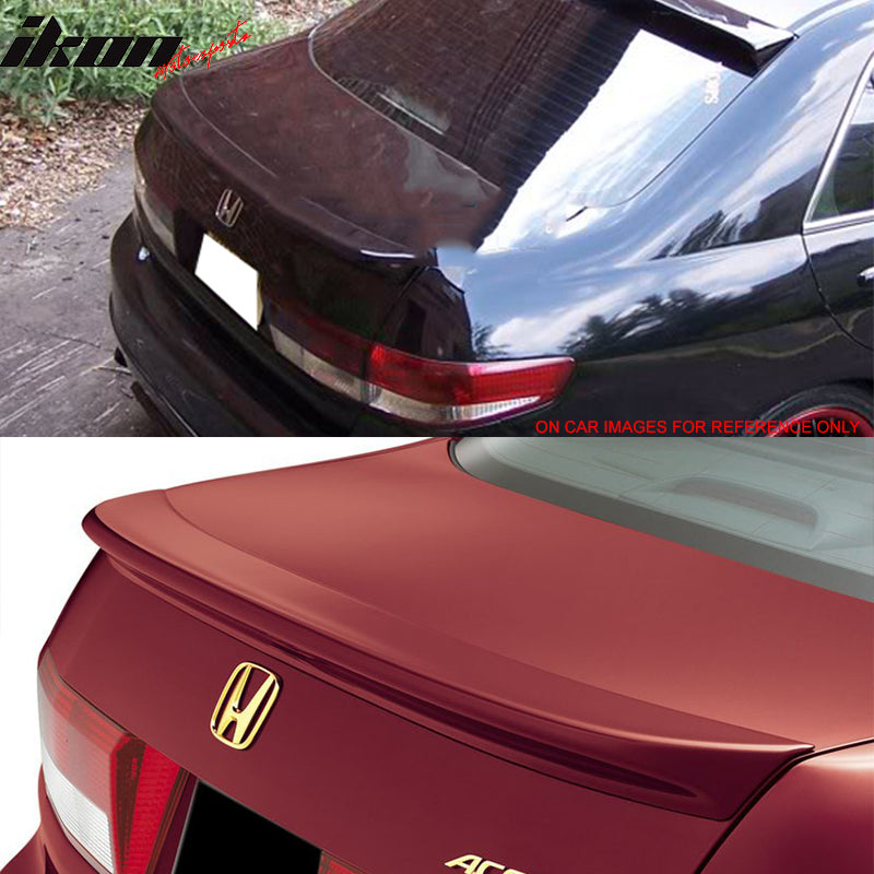 2003-2005 Honda Accord 4 Door Sedan CF Carbon Fiber Rear Trunk Spoiler
