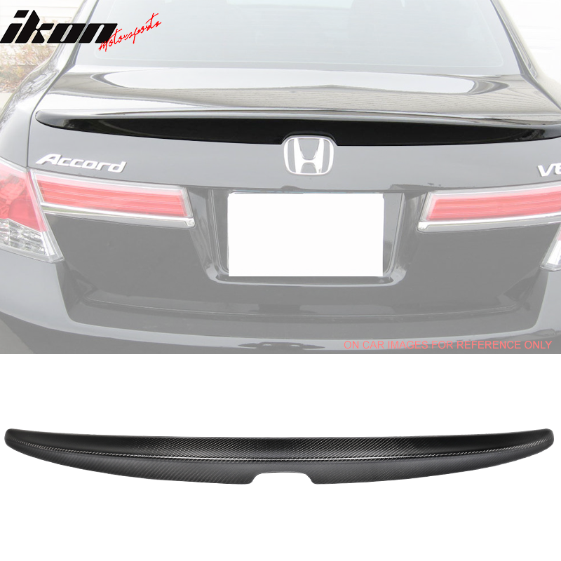 2008-2012 Honda Accord Sedan JDM Carbon Fiber CF Rear Trunk Spoiler