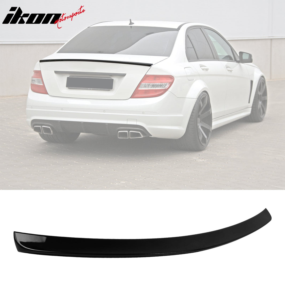 2012-2015 Benz C Class W204 C204 2Dr AMG Style Trunk Spoiler ABS